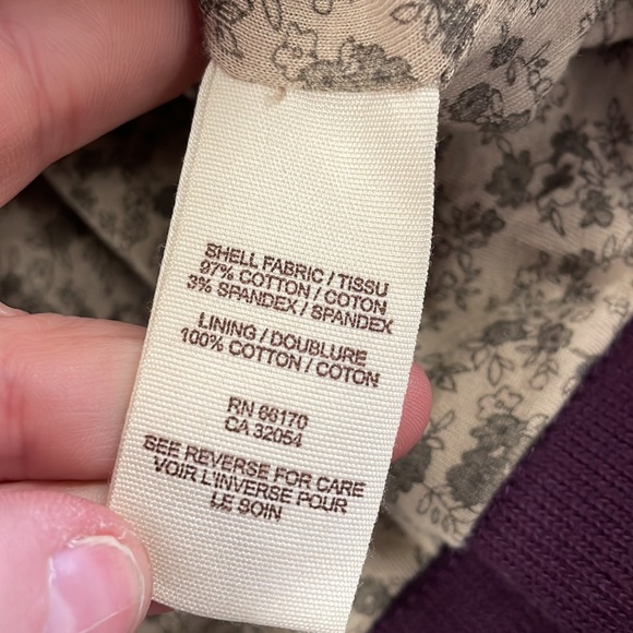 Free People Size 10 Plum Purple Button Front Blazer Jacket - Picture 6 of 12